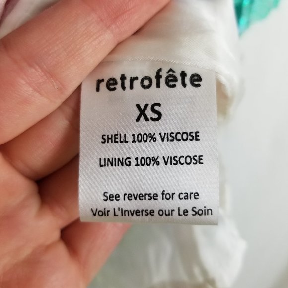 retrofete Grace Dress in Unicorn Mix XS - Picture 6 of 8